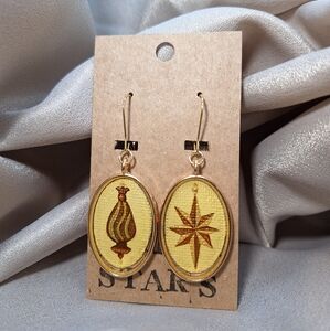 Hand painted earrings